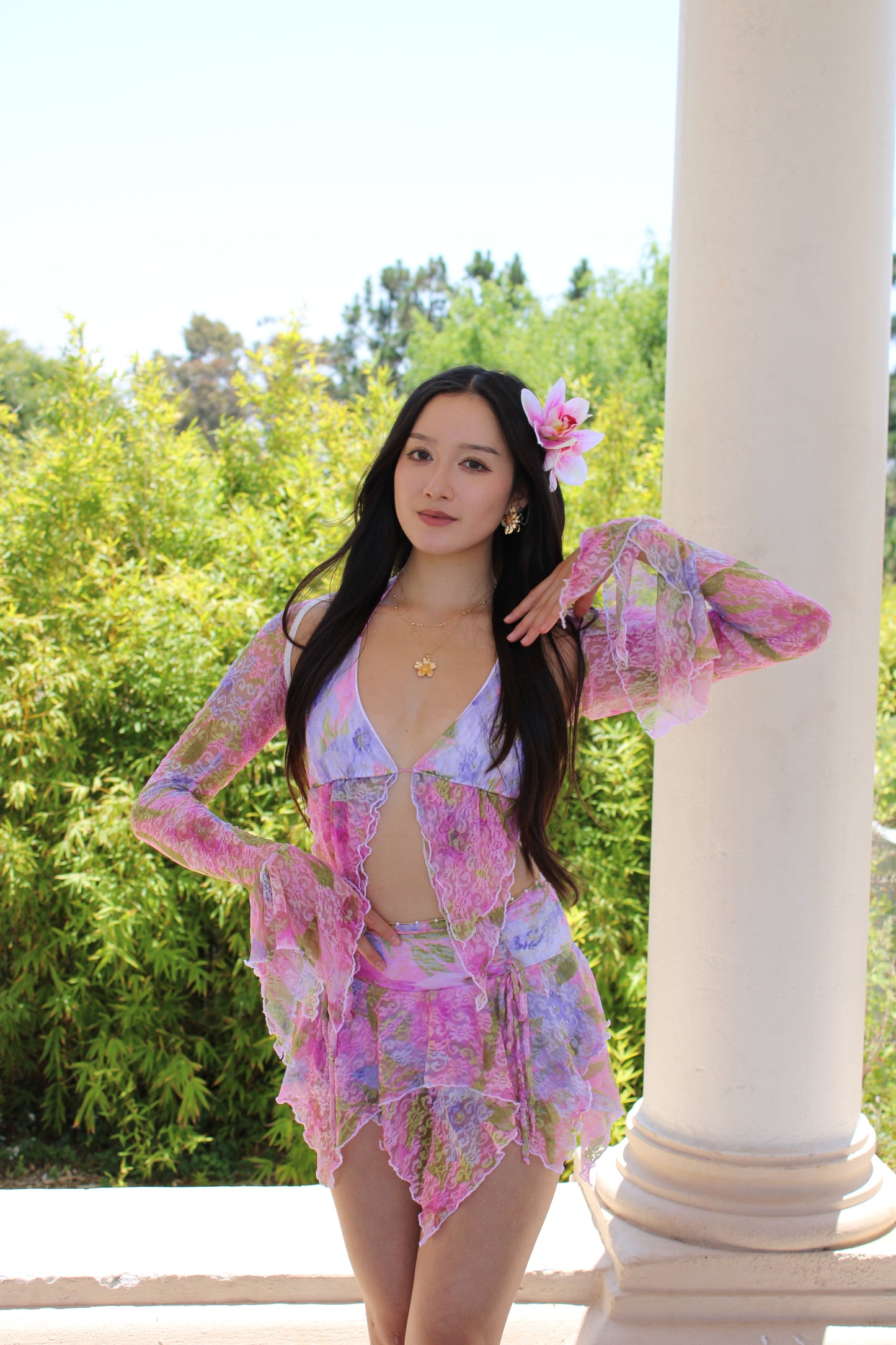 WISTERIA LACE (TOP ONLY) - MADE2ORDER