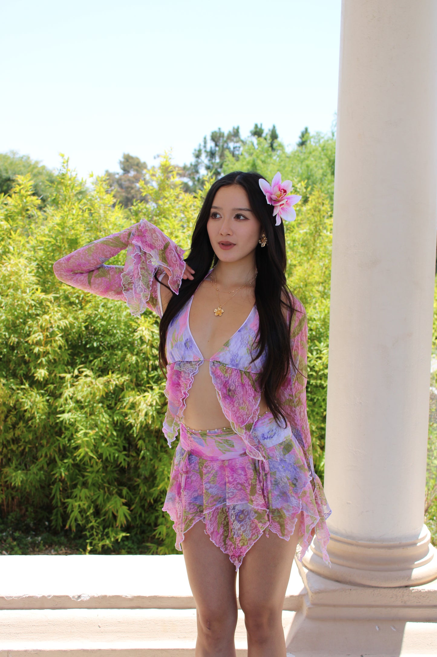 WISTERIA LACE (TOP ONLY) - MADE2ORDER