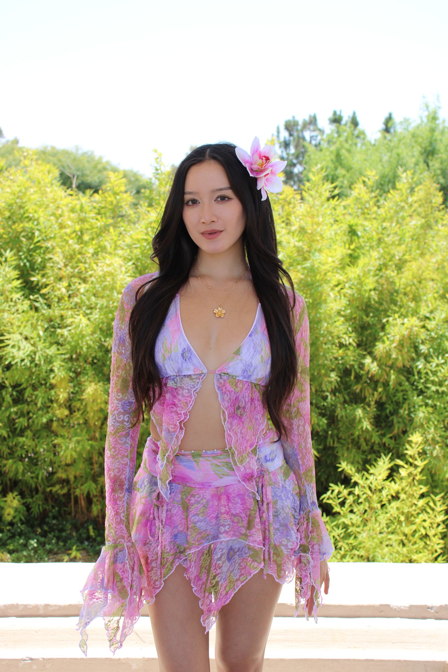 WISTERIA LACE (TOP ONLY) - MADE2ORDER