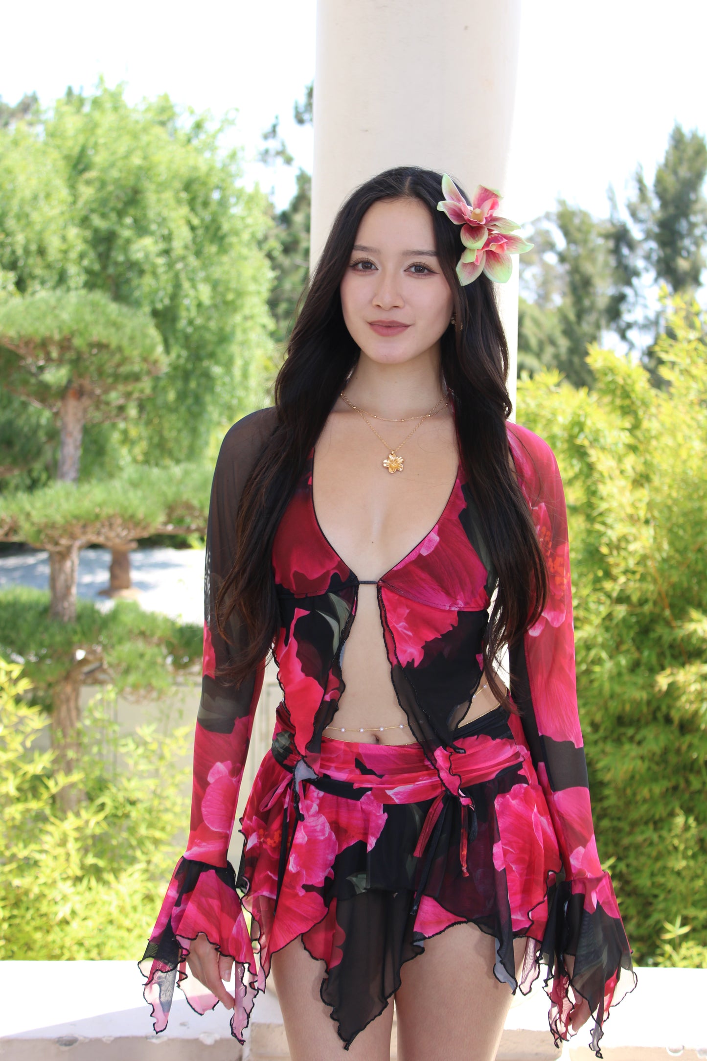 OBSIDIAN BLOOM (SKIRT ONLY) - MADE2ORDER