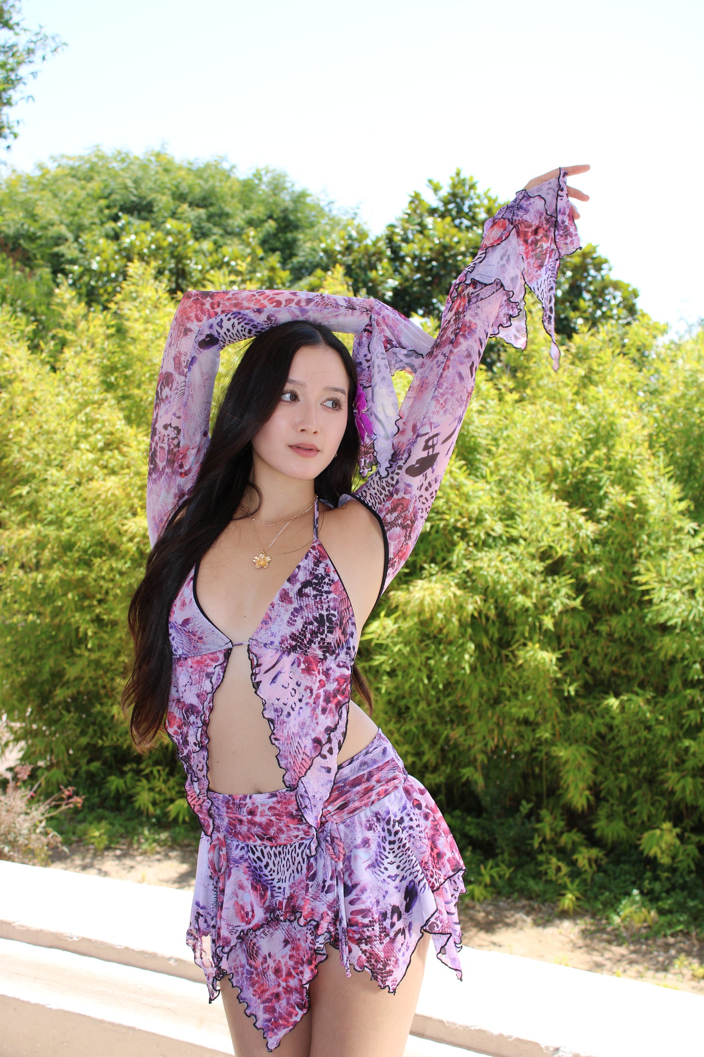 LAVENDER PANTHER (TOP ONLY) - MADE2ORDER