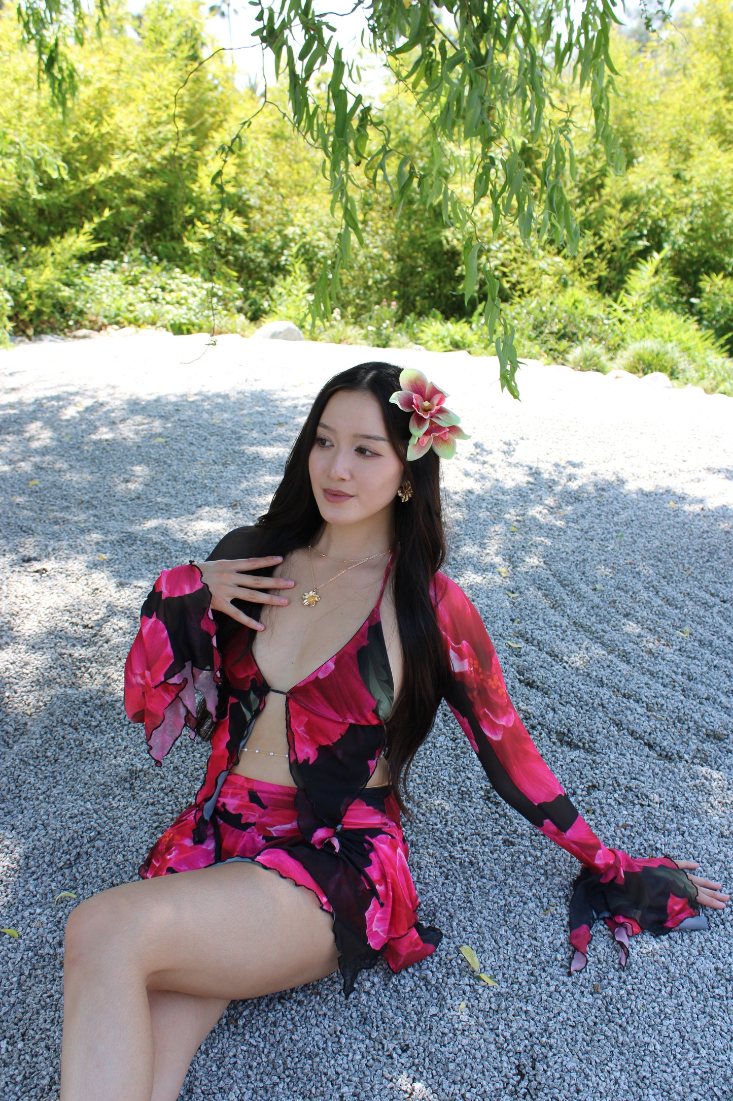 OBSIDIAN BLOOM (SKIRT ONLY) - MADE2ORDER