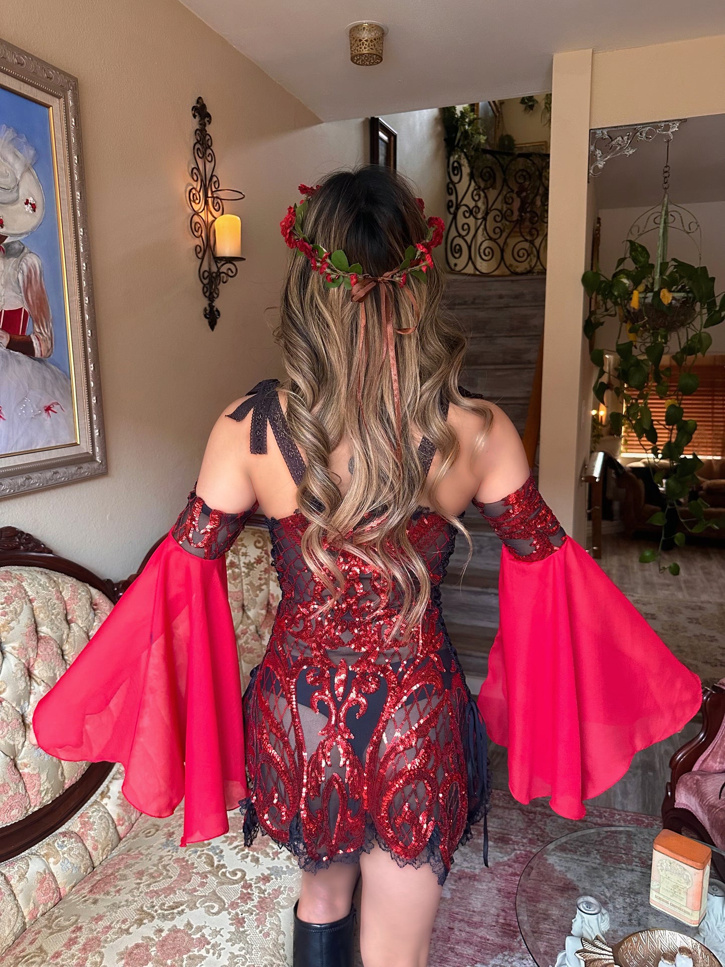 ROSES ARE RED FULL SET - RED or BLACK SLEEVES - MADE2ORDER