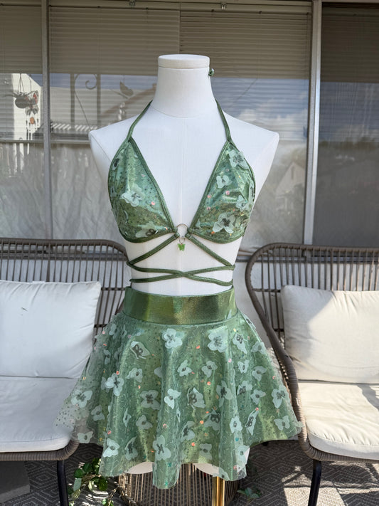 GREEN FLUTTER - SAMPLE SALE