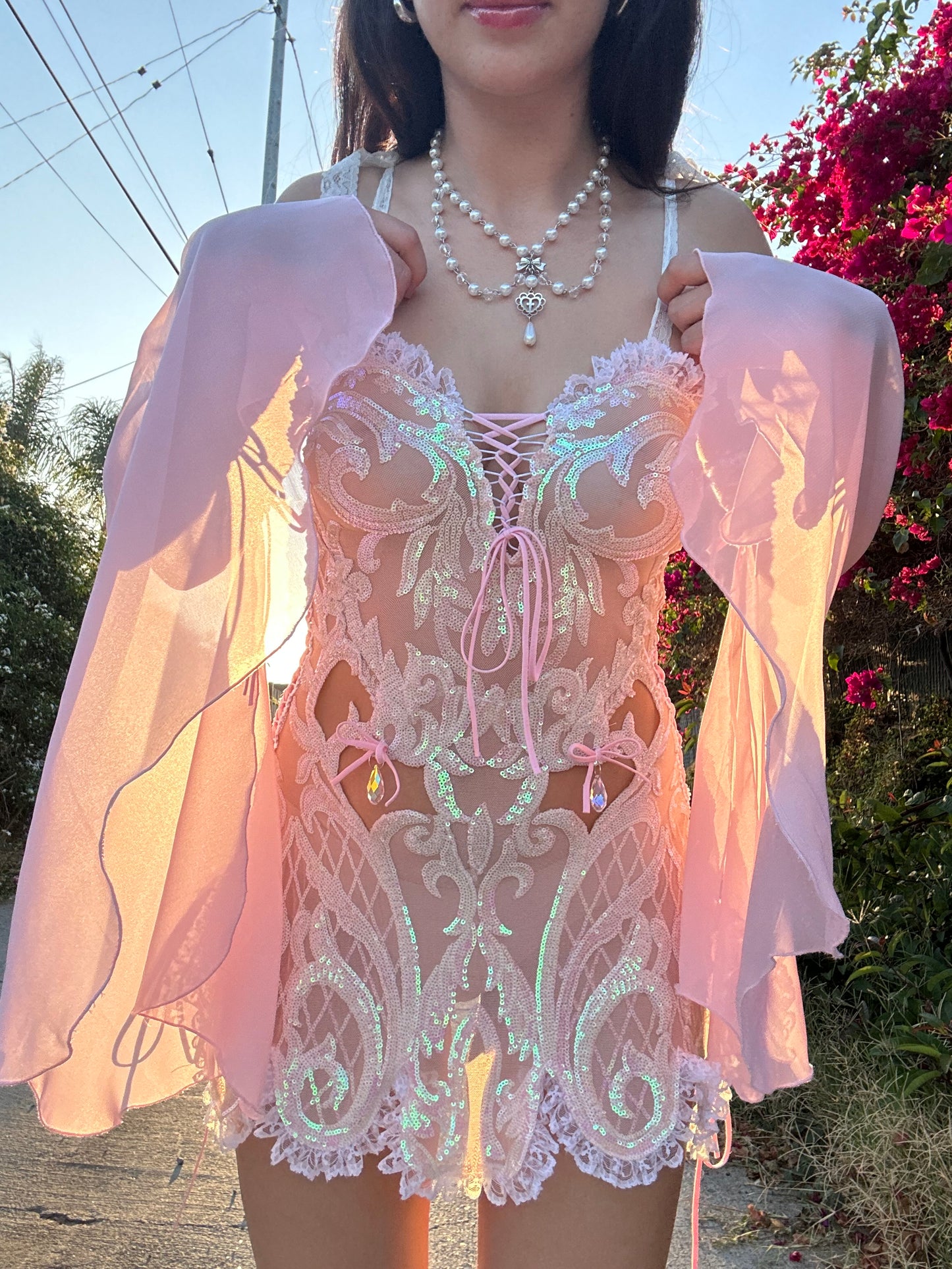 PINK SWAN SLEEVES - MADE2ORDER