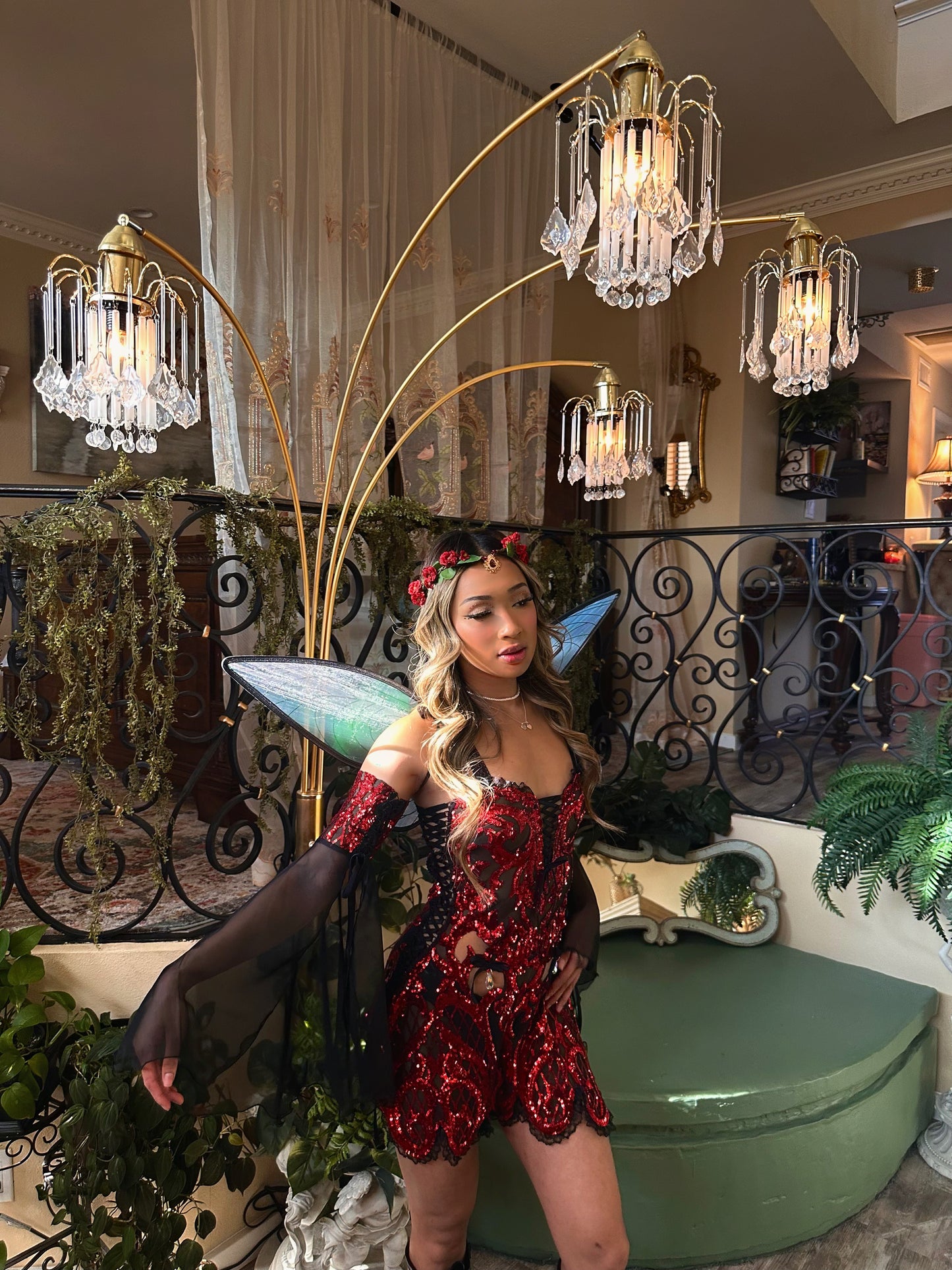 ROSES ARE RED FULL SET - RED or BLACK SLEEVES - MADE2ORDER